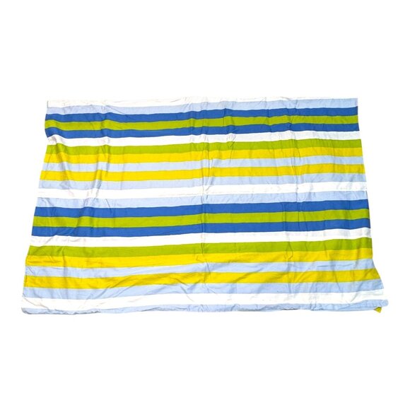 IKEA BARNSLIG RAND Cotton Kids Twin Duvet Cover Colorful Zoo Animals Stripes - Picture 9 of 9